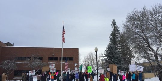 Public protest march